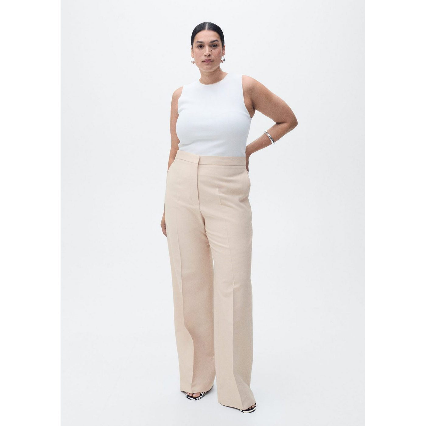 Traje pantalón recto