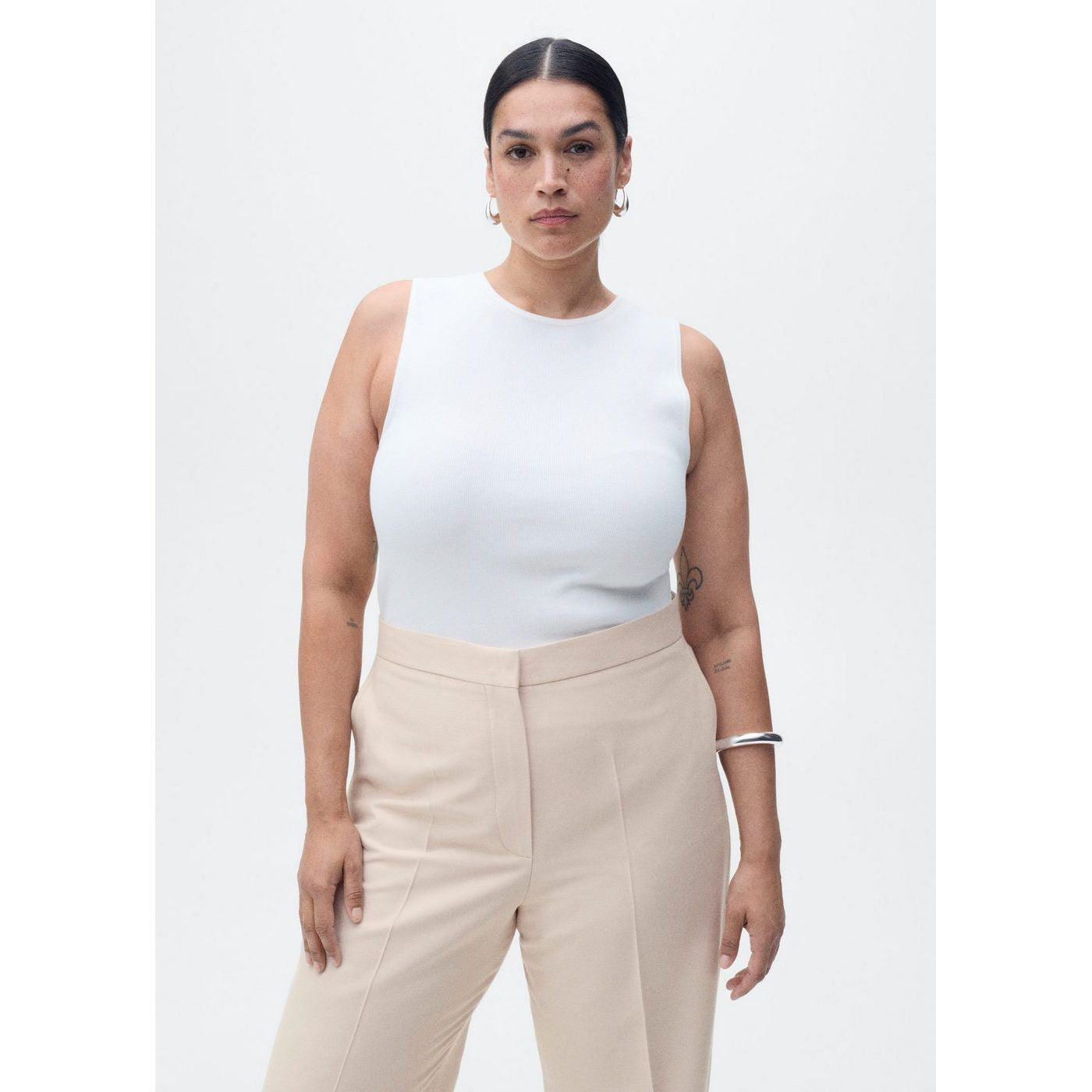 Traje pantalón recto