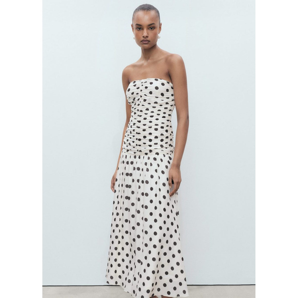 Robe Dots - Blanc Cassé