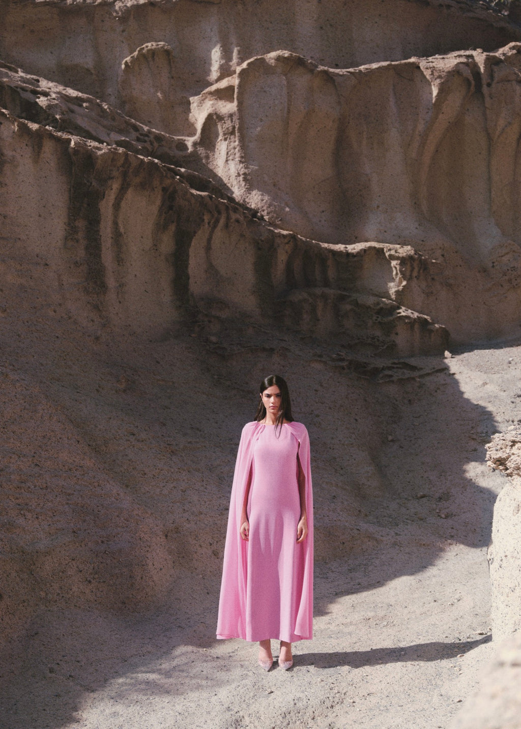 Robe Longue Cape Évasée