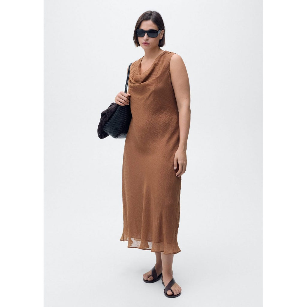 Vestido Cleo - Marrón