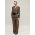 Pantalon De Costume Lin Sans Coutures