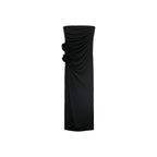 Robe Bustier Détail Fleurs