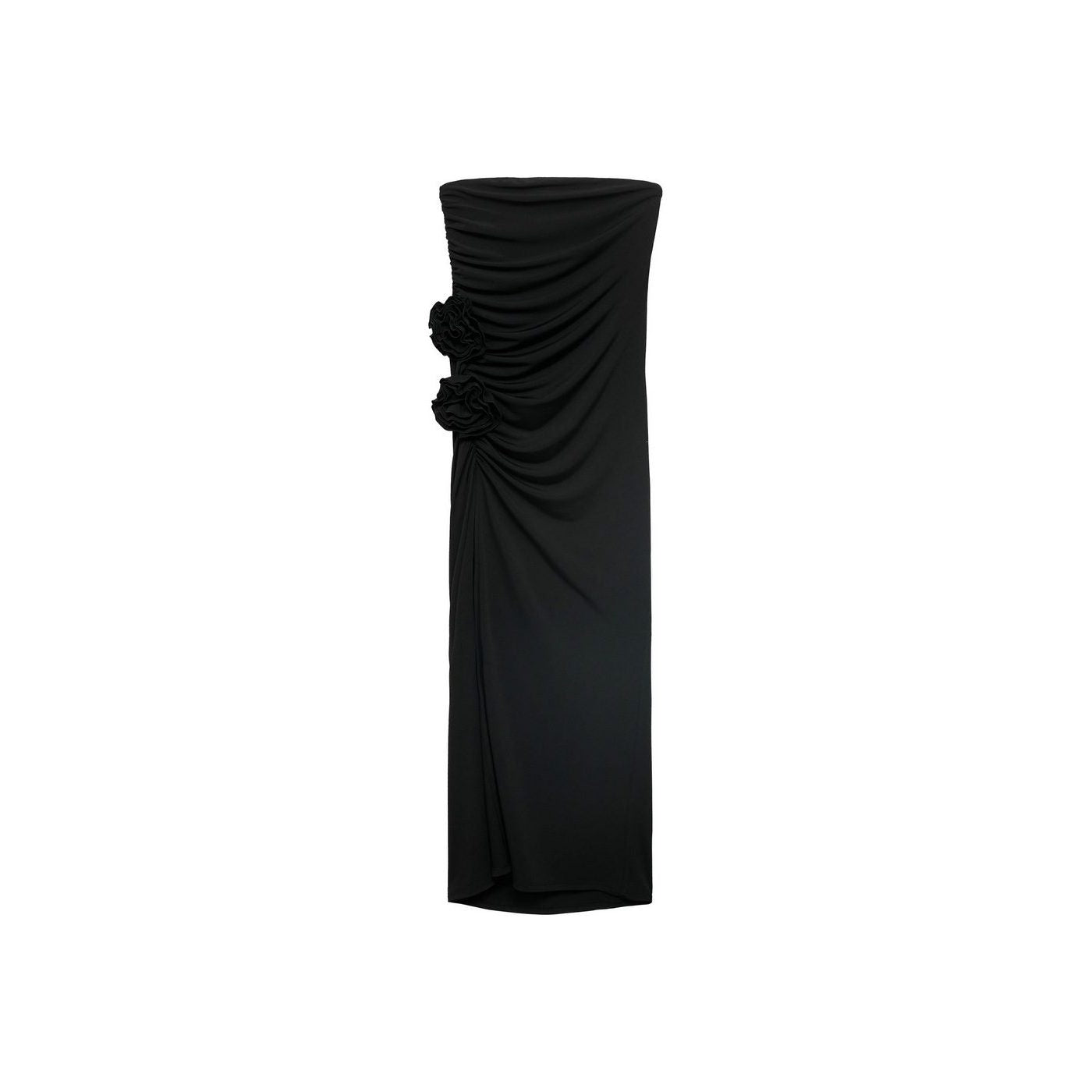 Robe Bustier Détail Fleurs