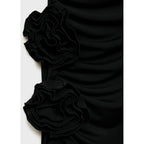 Robe Bustier Détail Fleurs