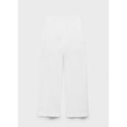 Pantalon Droit Coton Brodé