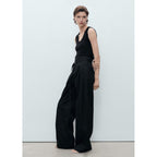 Pantalon Wideleg Ceinture