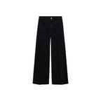 Jean Wideleg Poches - Black Denim