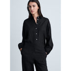 Pantalon Droit À Rayures