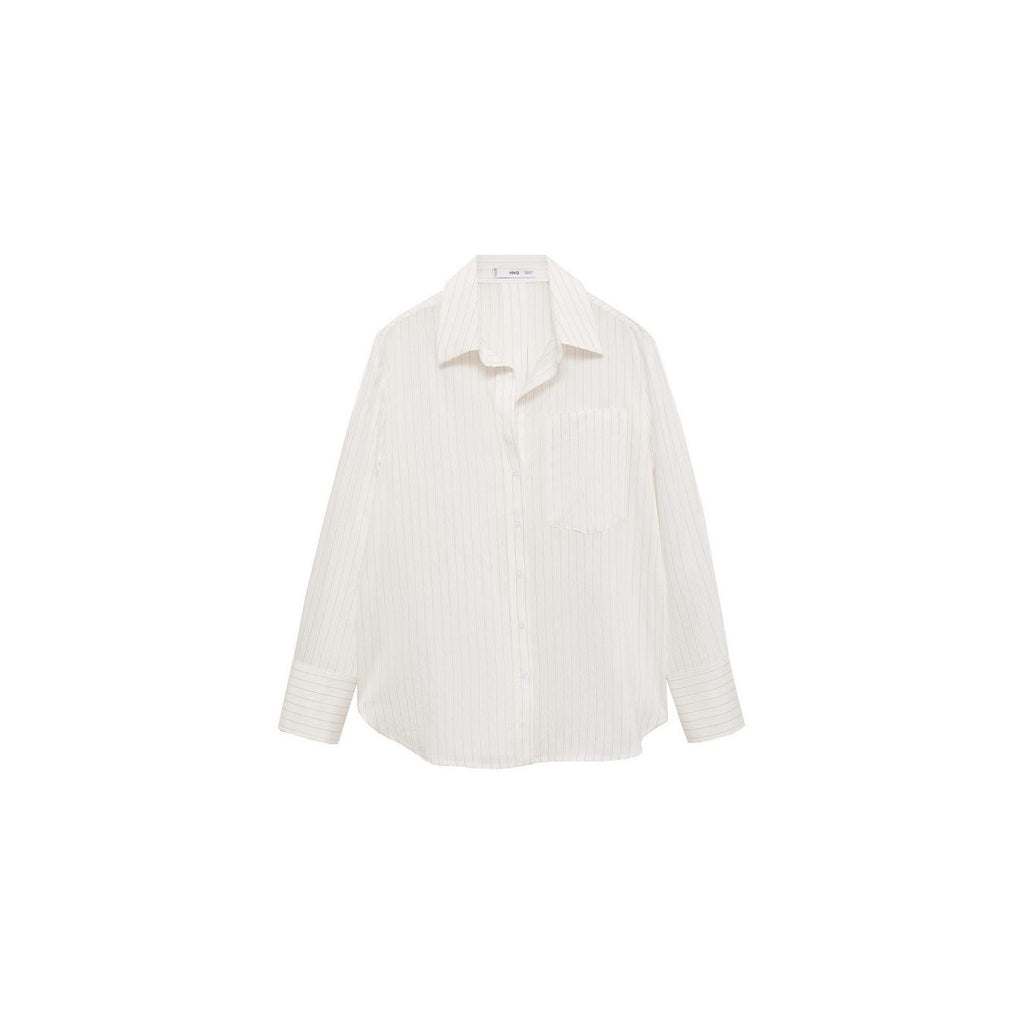 Chemise Semi-Transparente Rayures