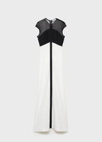 Robe Bicolore À Empiècements