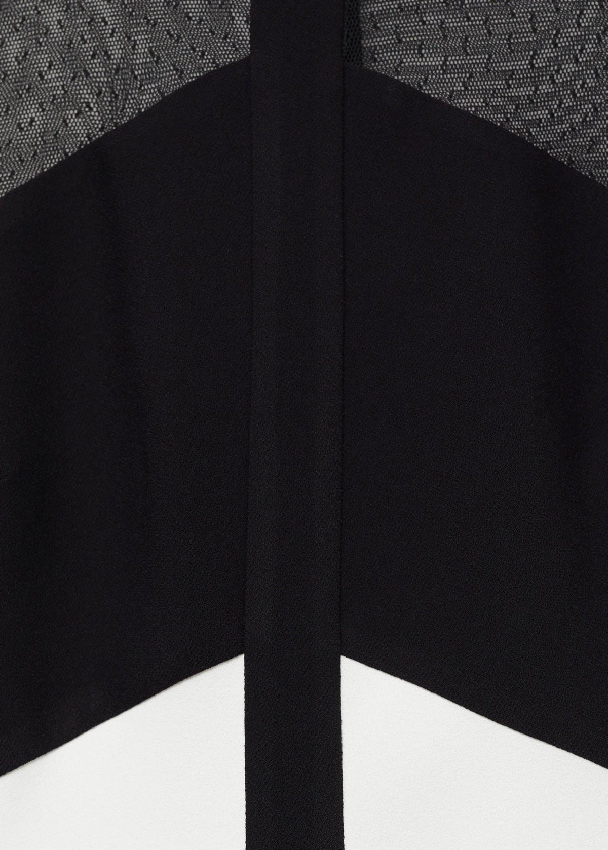 Robe Bicolore À Empiècements