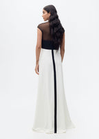 Robe Bicolore À Empiècements