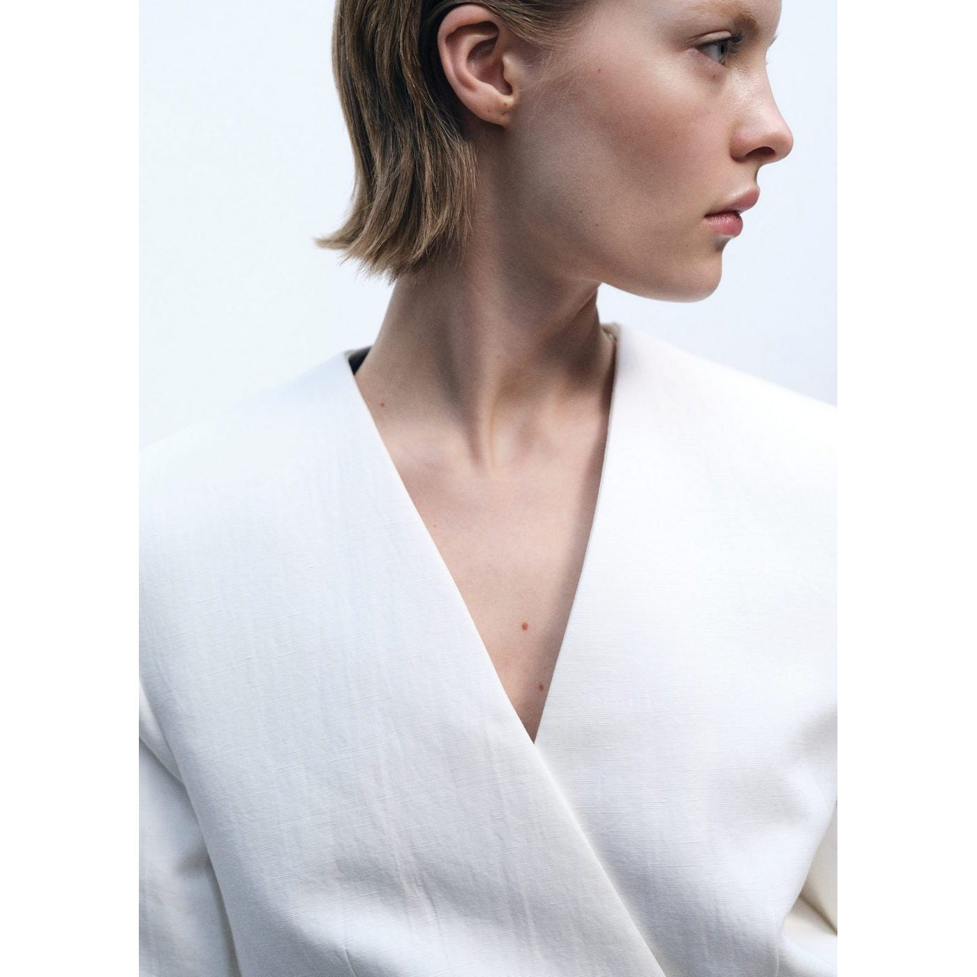 Blazer En Mélange De Lyocell Et De Lin