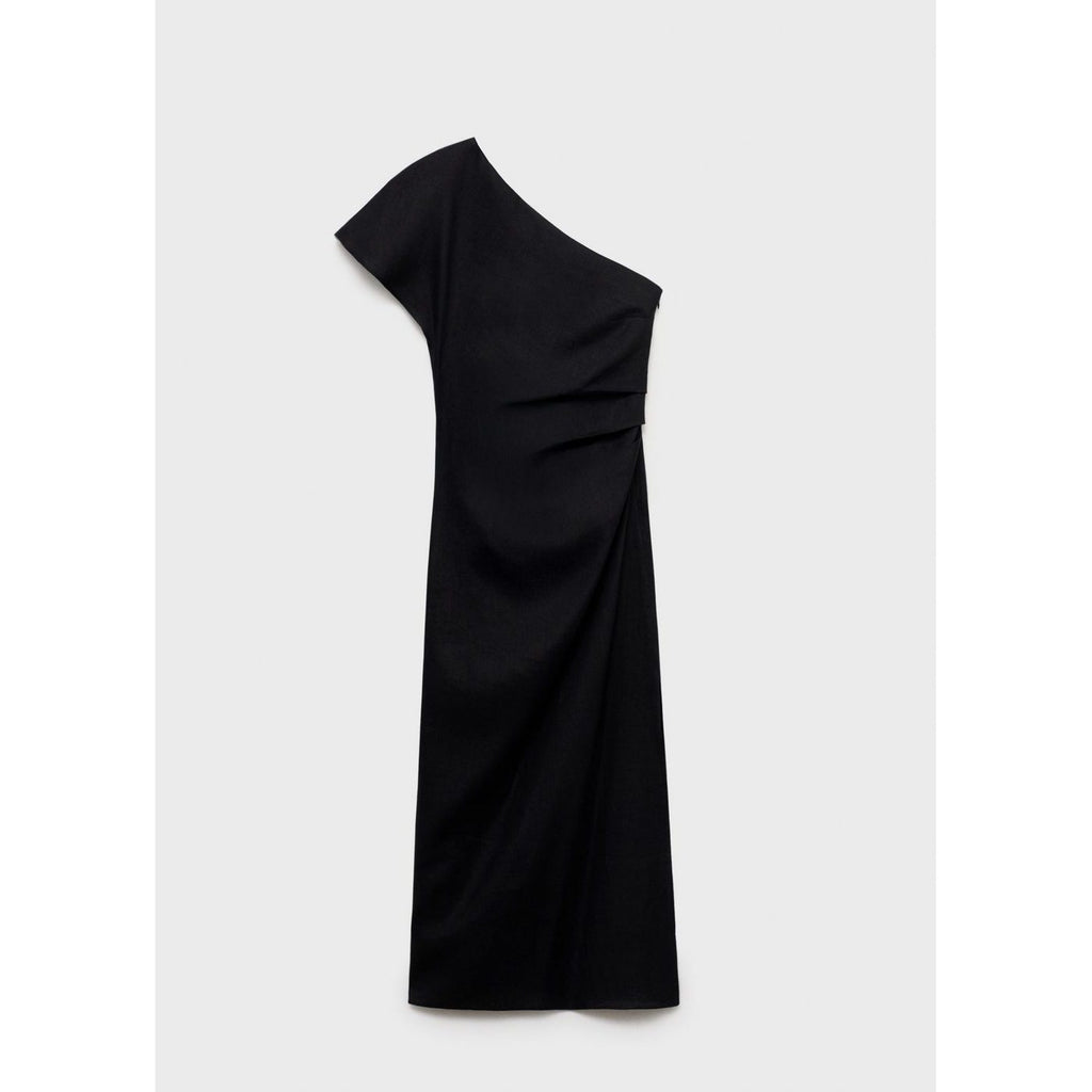 Robe Lin Asymétrique