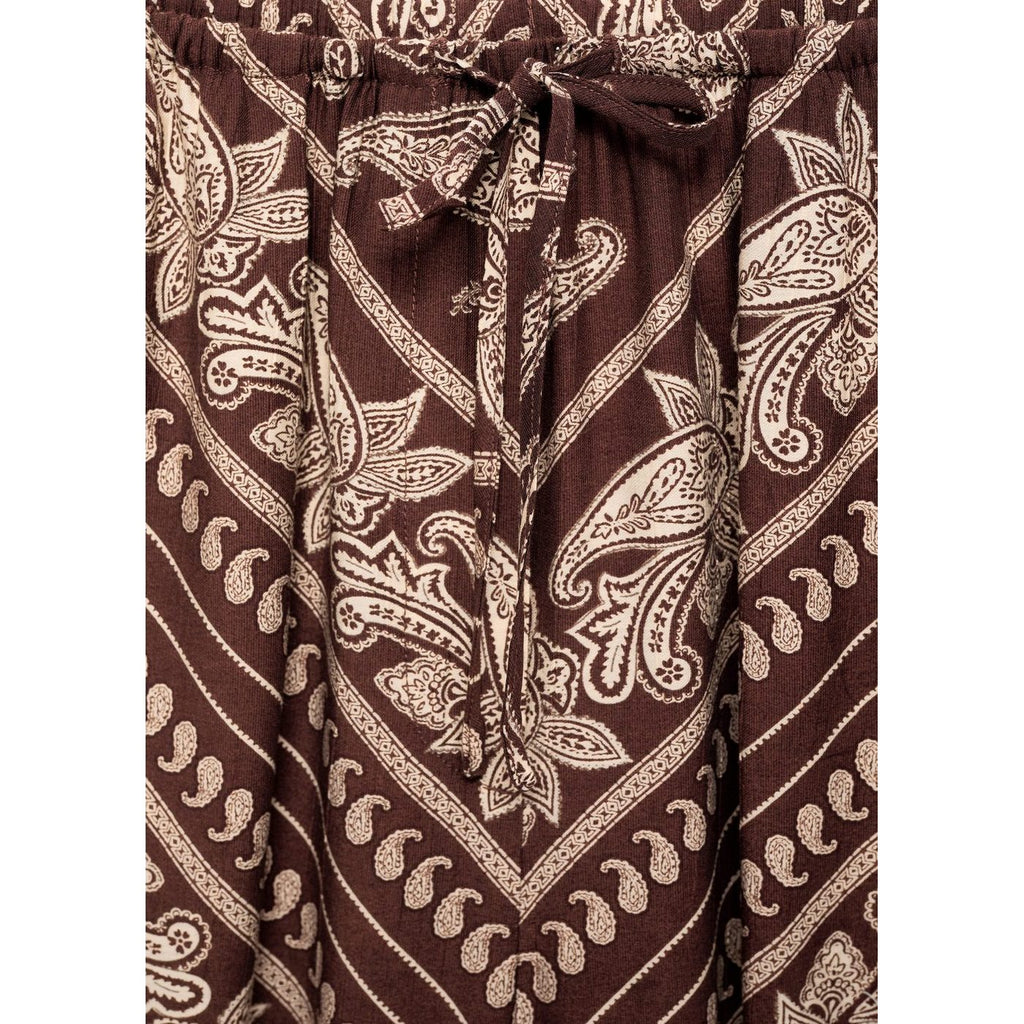 Pantalon Large Imprimé Cachemire