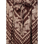 Pantalon Large Imprimé Cachemire