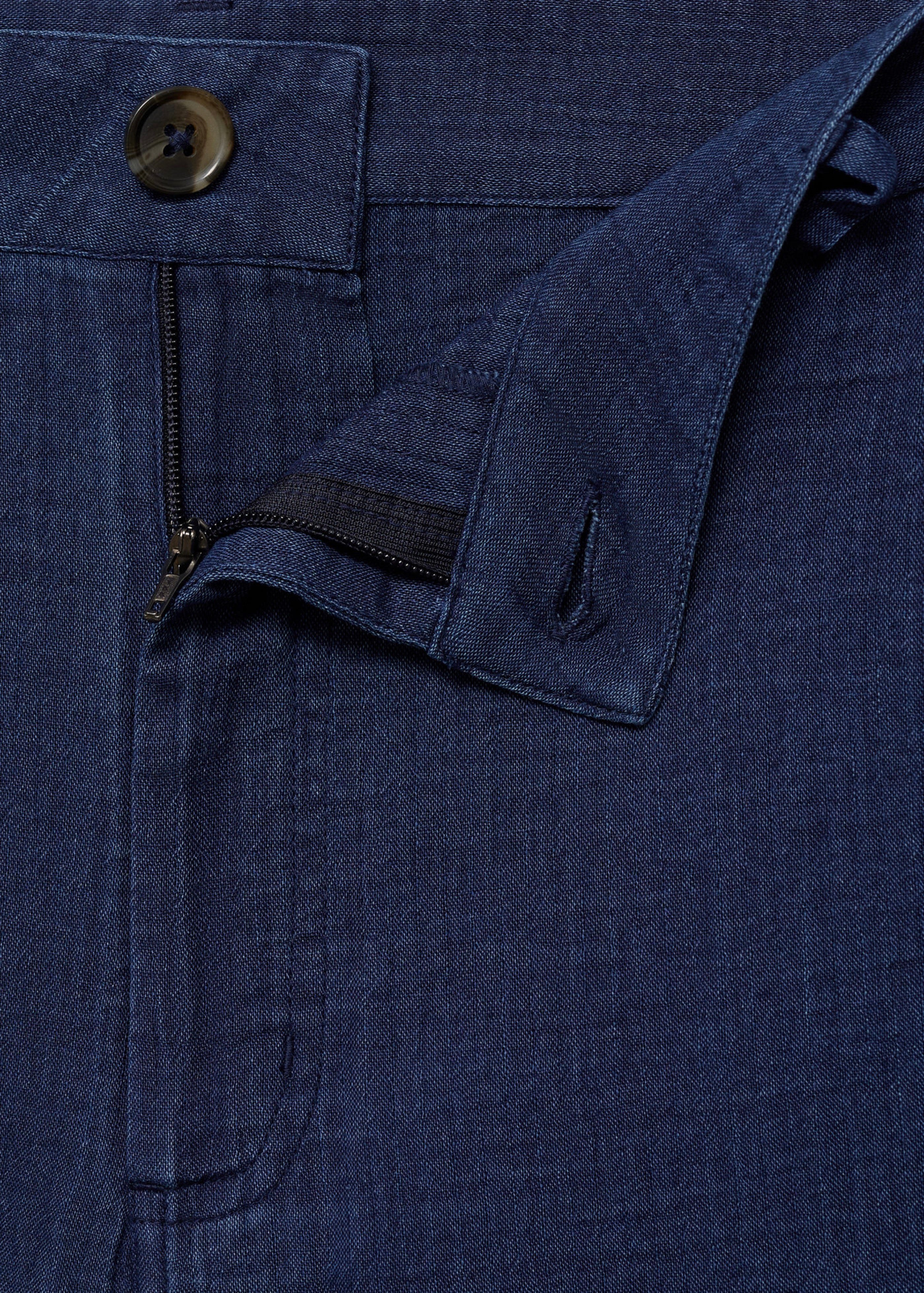Pantalon Denim Fluide Taille Haute