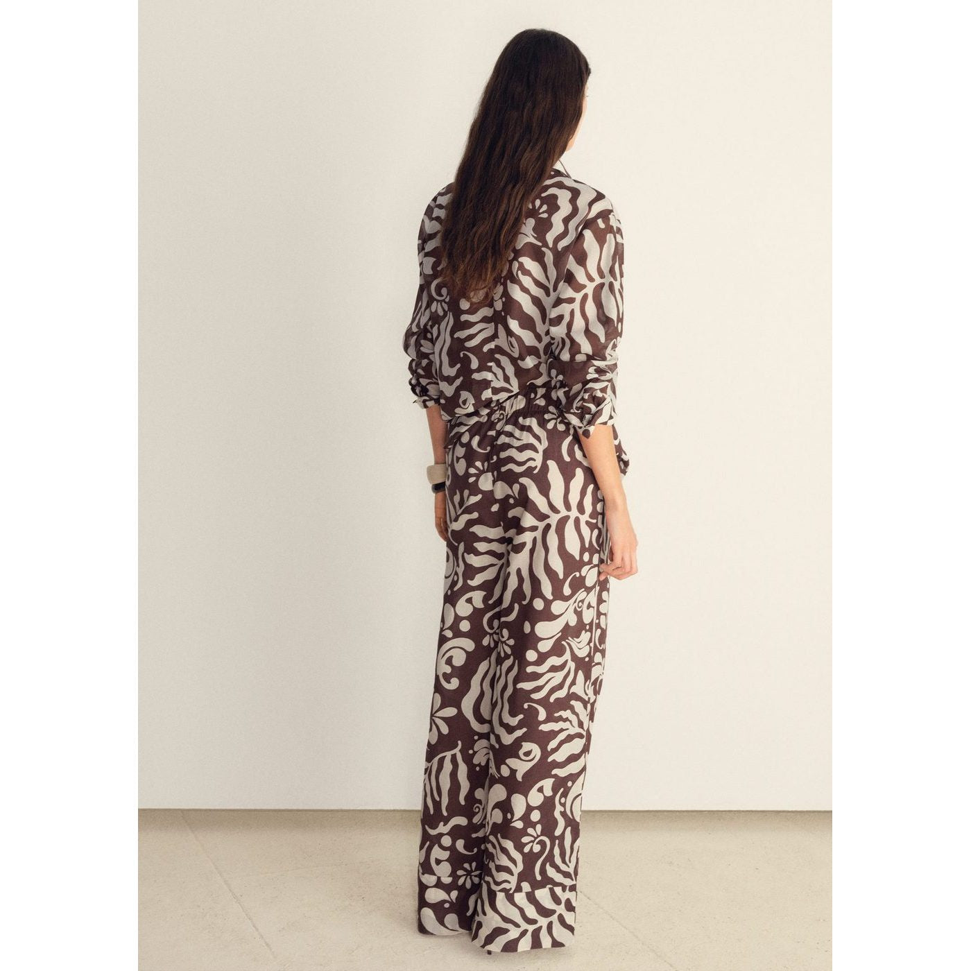 Pantalon Imprimé Coton