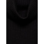 Pull-Over Laine Mélangée Col Roulé - Black