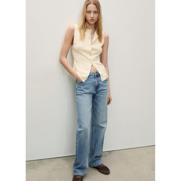 Miami Straight-Leg Mid-Rise Jeans