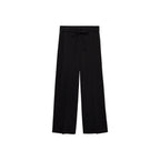 Pantalón de traje recto con nudo