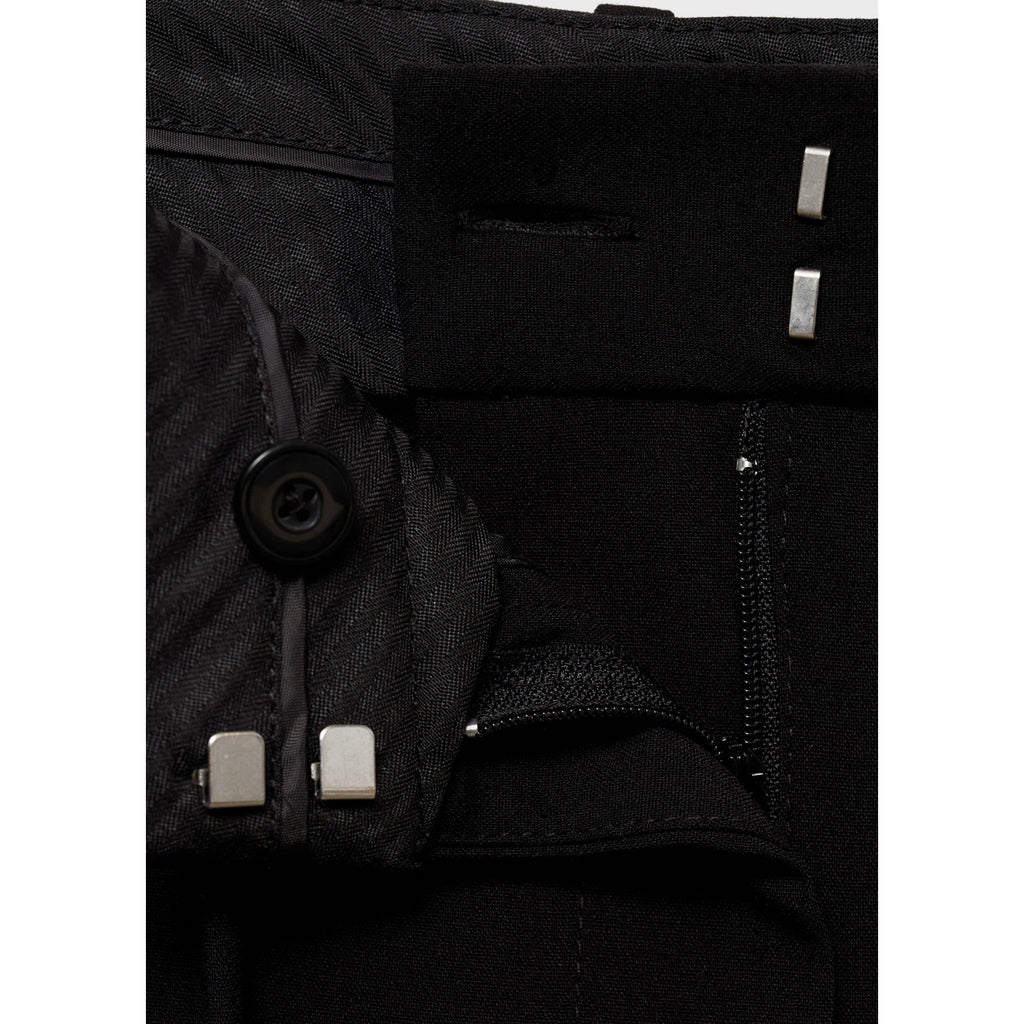 Pantalón de traje recto con nudo