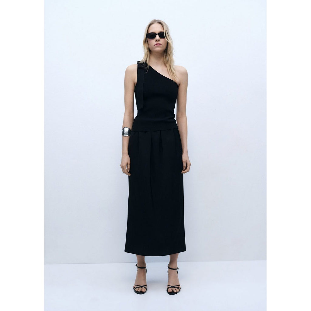 Top Maille Asymétrique
