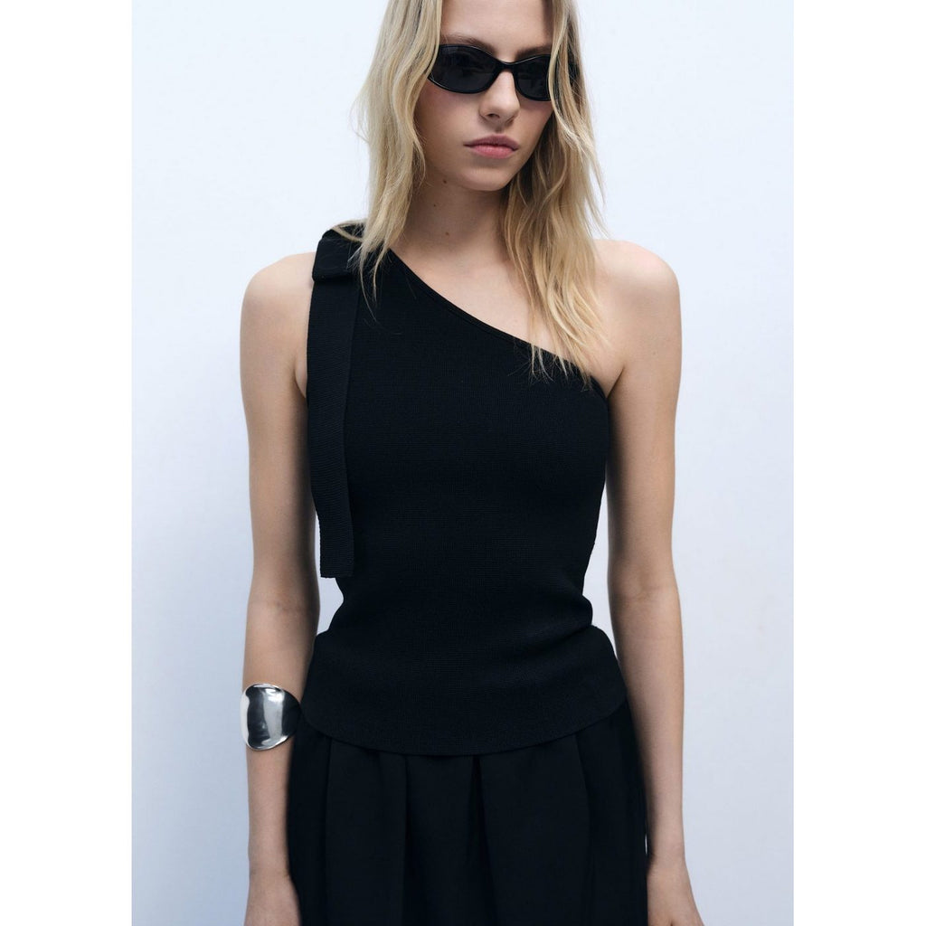 Top Maille Asymétrique