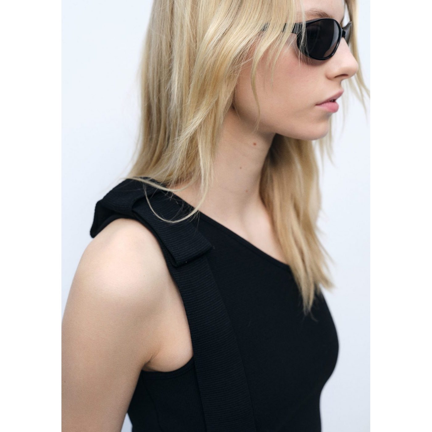 Top Maille Asymétrique