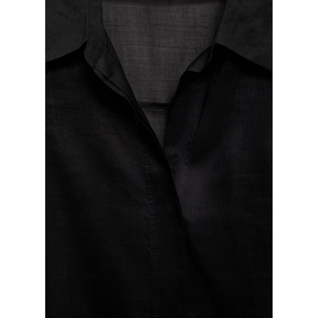 Chemise Ramie Boutons Dissimulés