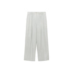 Pantalon De Costume Droit Lin Mélangé