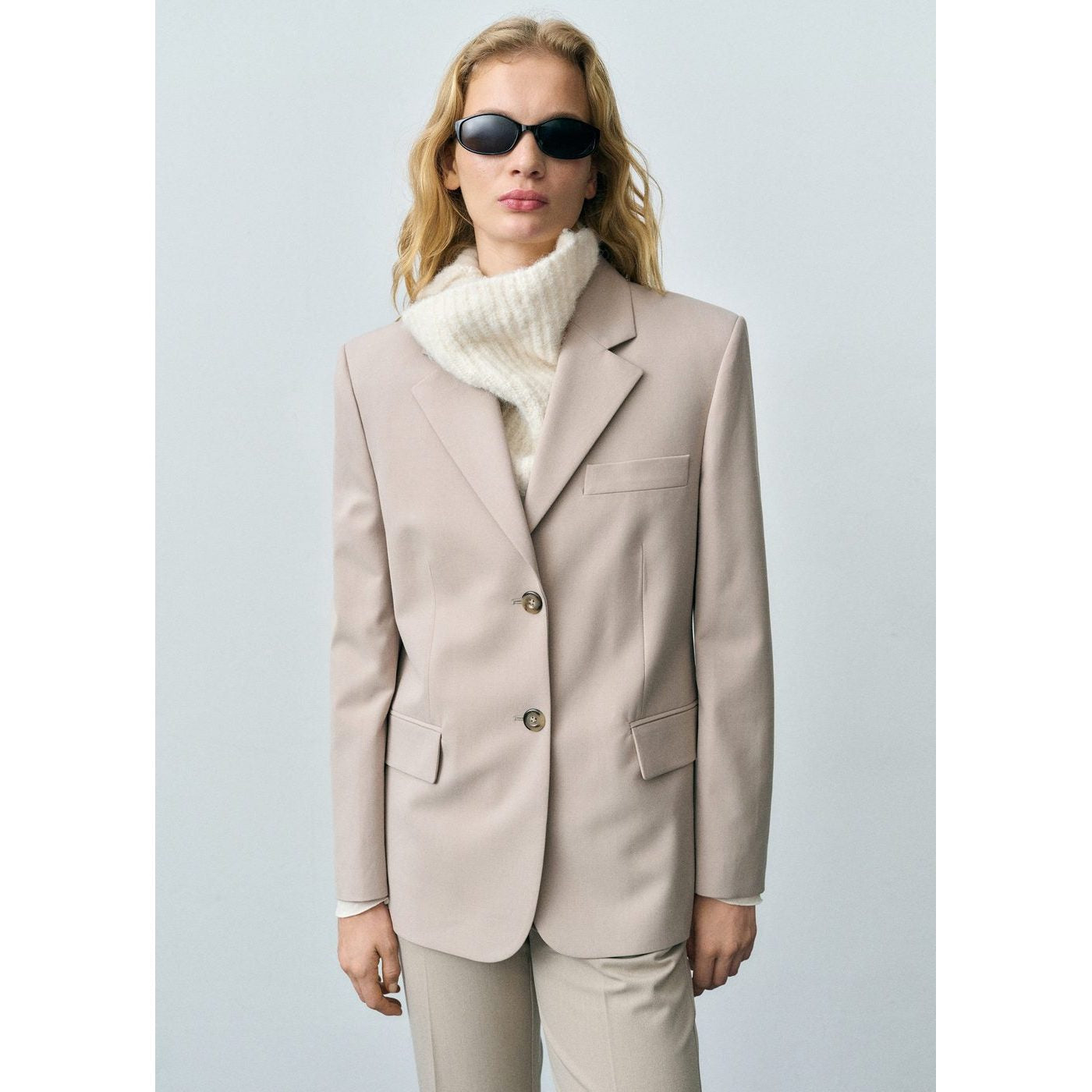 Blazer Droit Structuré