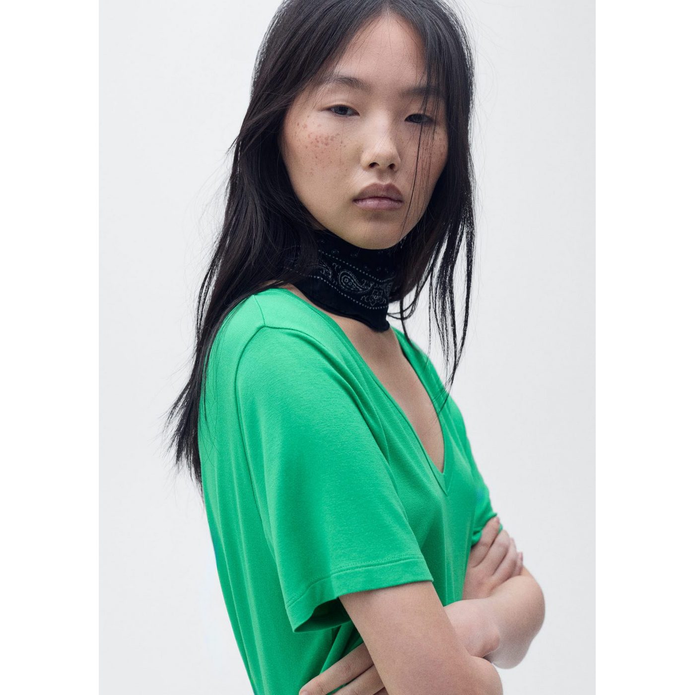 T-Shirt Col En V