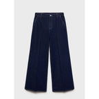 Jean Wideleg Taille Haute Rinse Wash
