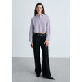 Chemise Crop Rayures