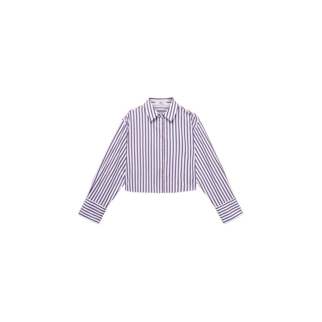 Chemise Crop Rayures