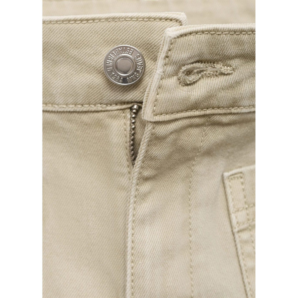 Jean Flare Crop Poches
