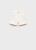 Chip White Shorts - Girl
