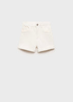 Chip White Shorts - Girl