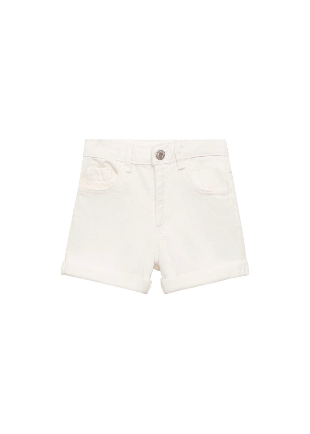 Chip White Shorts - Girl