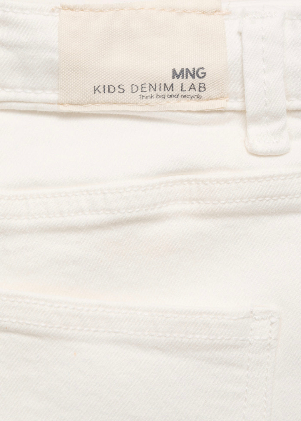 Chip White Shorts - Girl