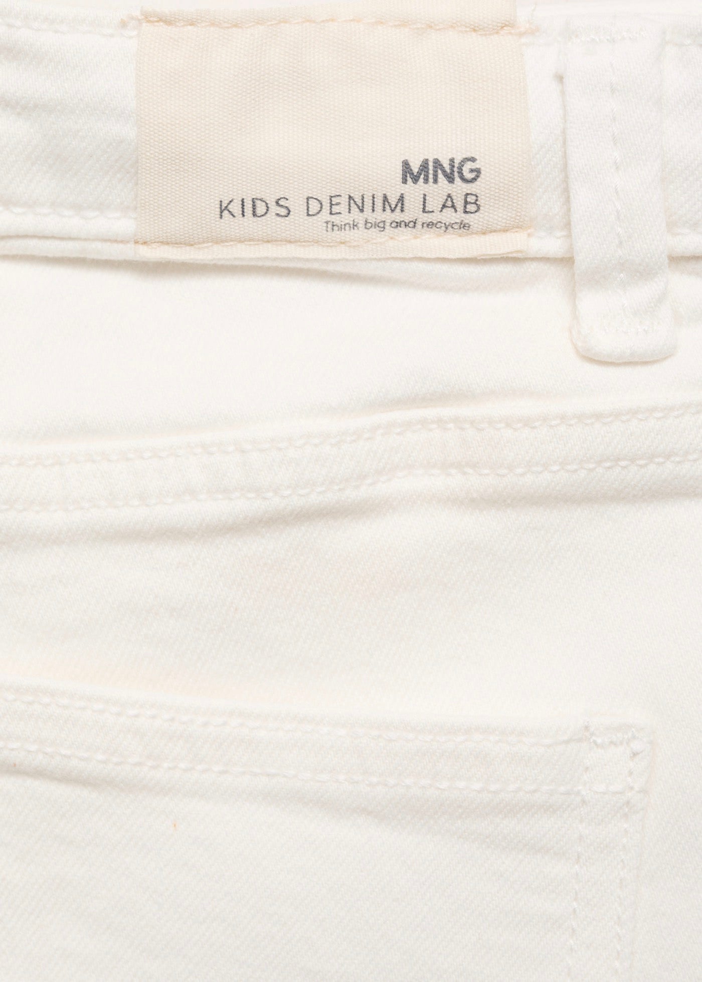 Chip White Shorts - Girl