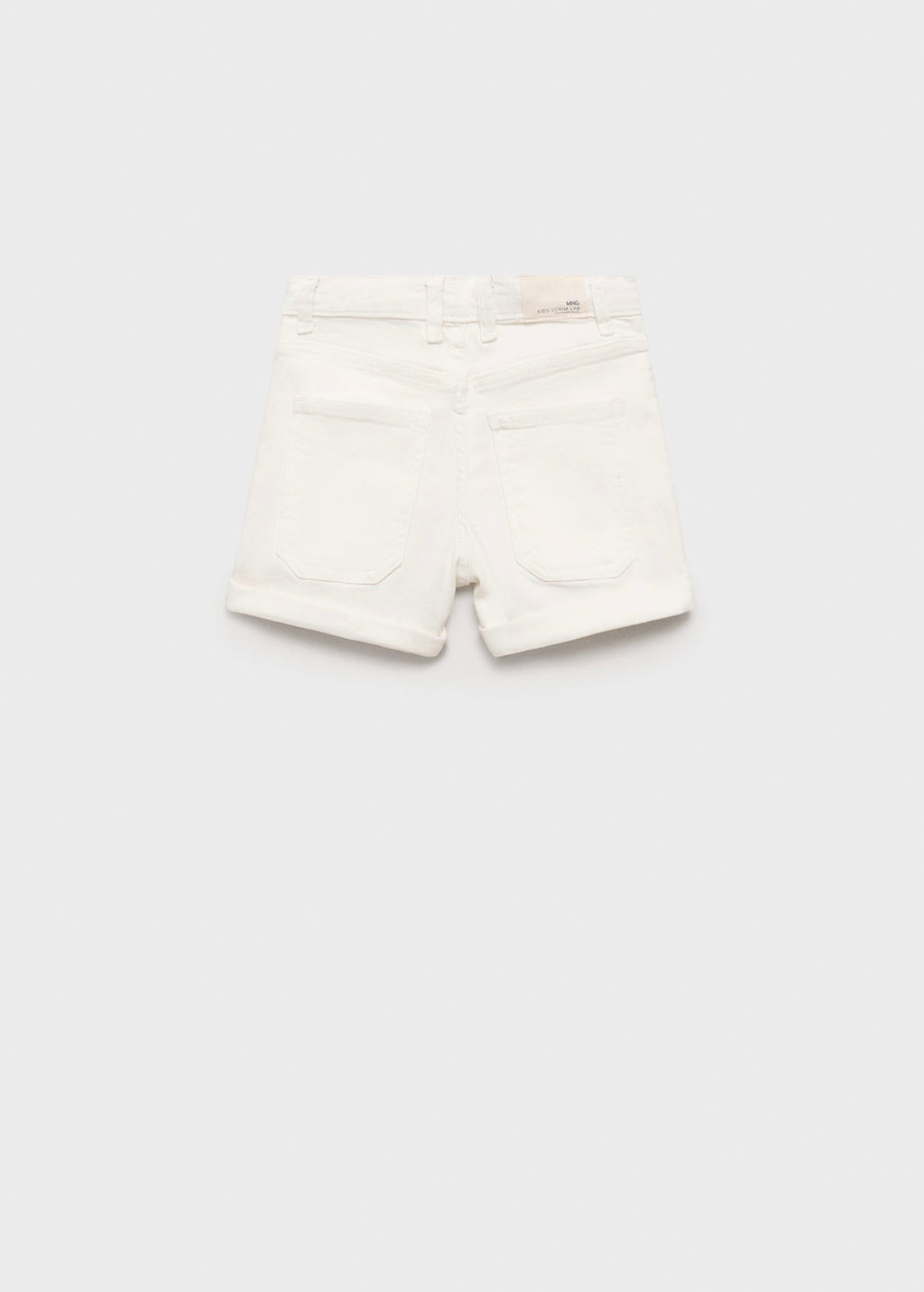 Chip White Shorts - Girl