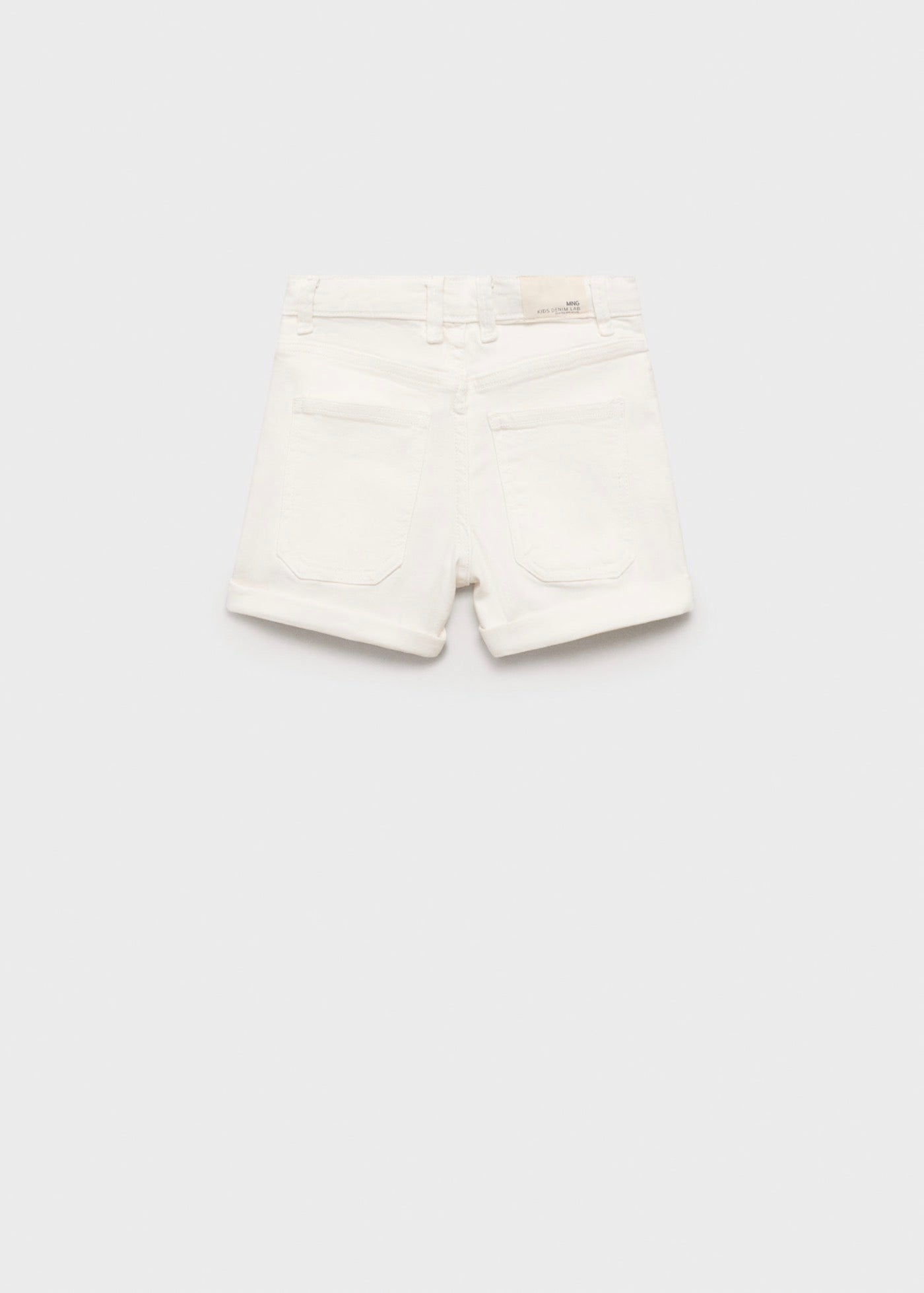 Chip White Shorts - Girl