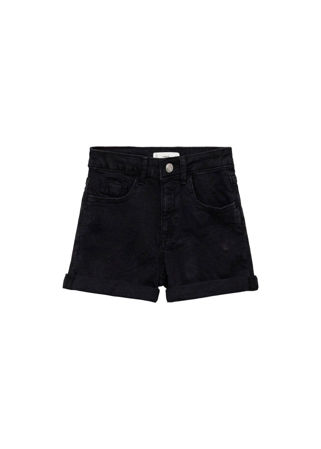 Short Chip Denim Noir - Fille