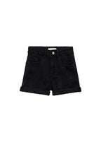 Short Chip Denim Noir - Fille