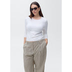 Pantalon Rayures Texturé