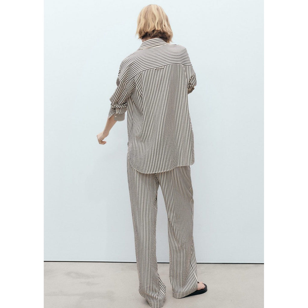 Pantalon Rayures Texturé