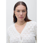 Cardigan Maille Détails Ajourés